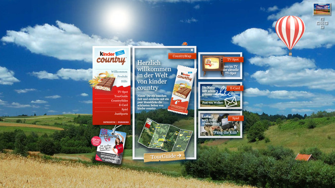 Kindercountry welcome page