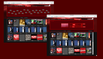 Intranet Web Page for Inspiration Wall (left) and LED Color Moods (right)
