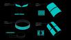Fashion Items (designs by Blue, Wiesbaden) with generated patterns