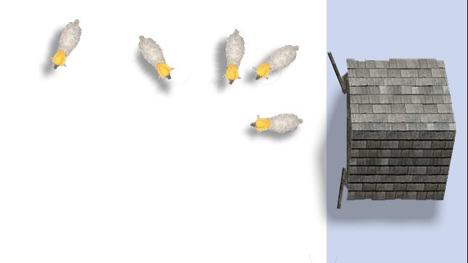 Banner "Hütte" (Flash-Layer game)